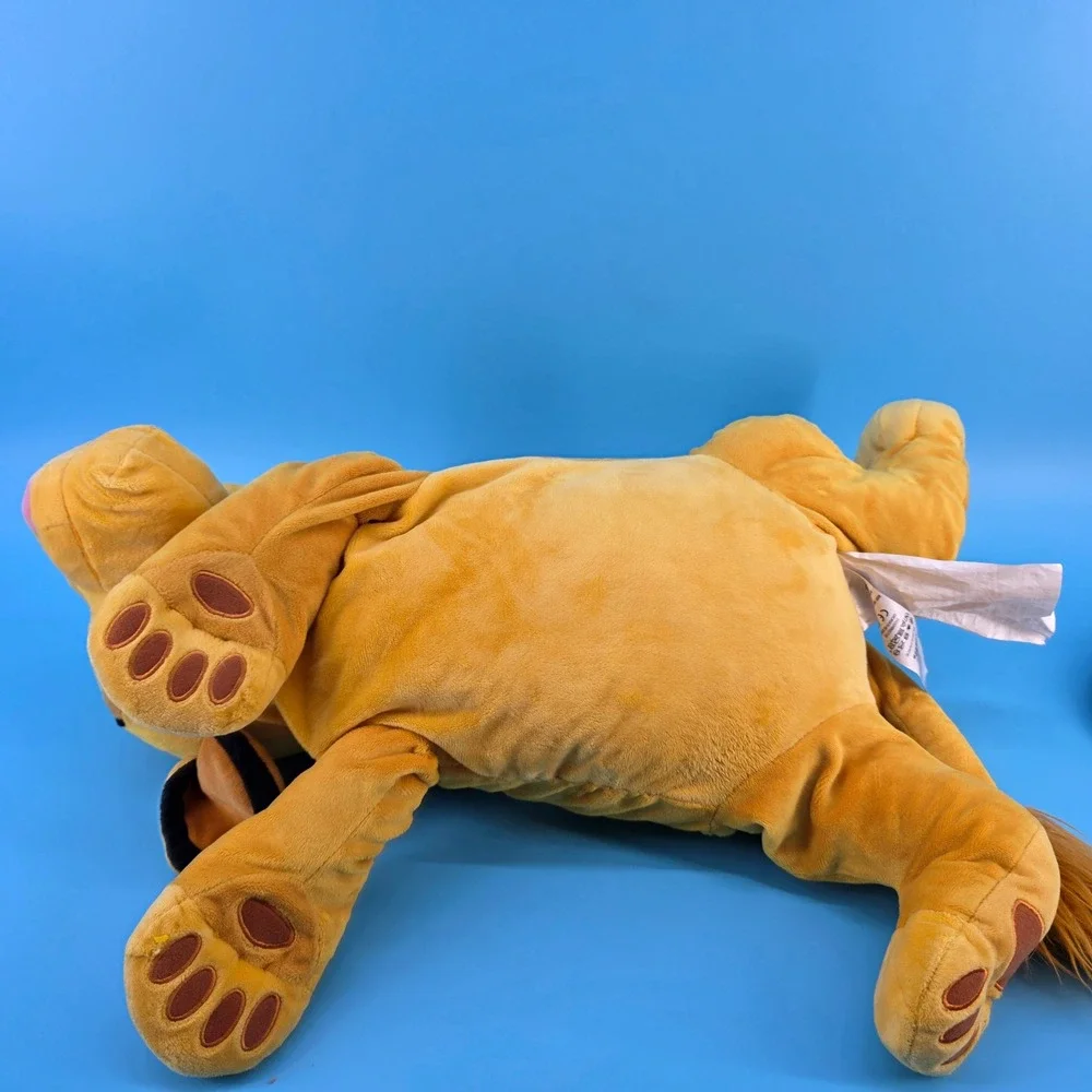 Disney Parks Simba Cuddleez Large Plush‎ Sleeping Lion King Stuffed Animal 24
